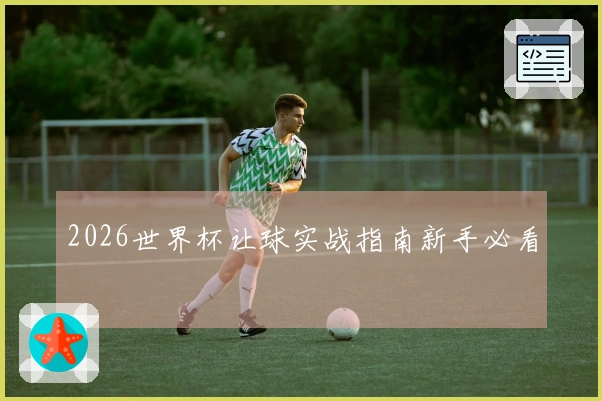 2026世界杯让球实战指南新手必看