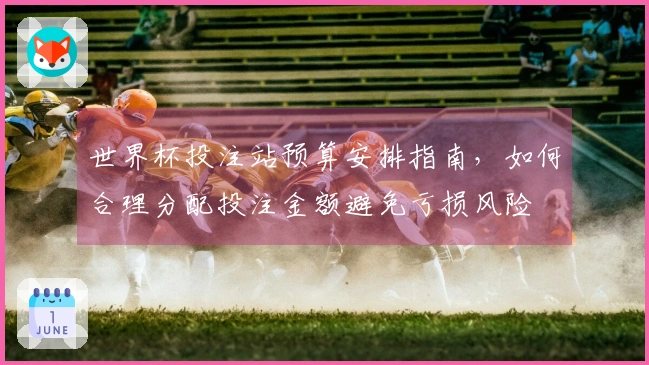 世界杯投注站预算安排指南，如何合理分配投注金额避免亏损风险